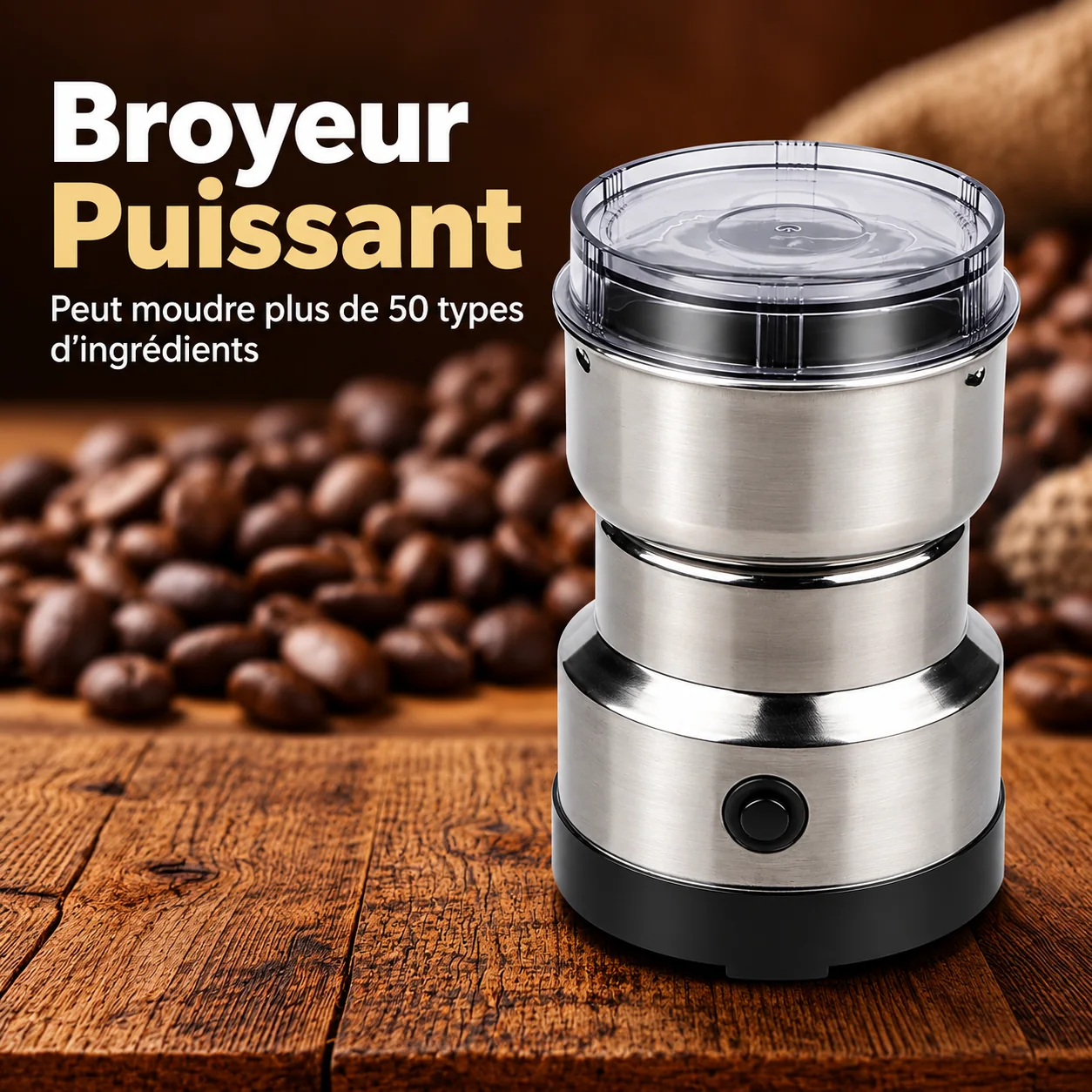 Broyeur électrique pour café et épices SC-8200