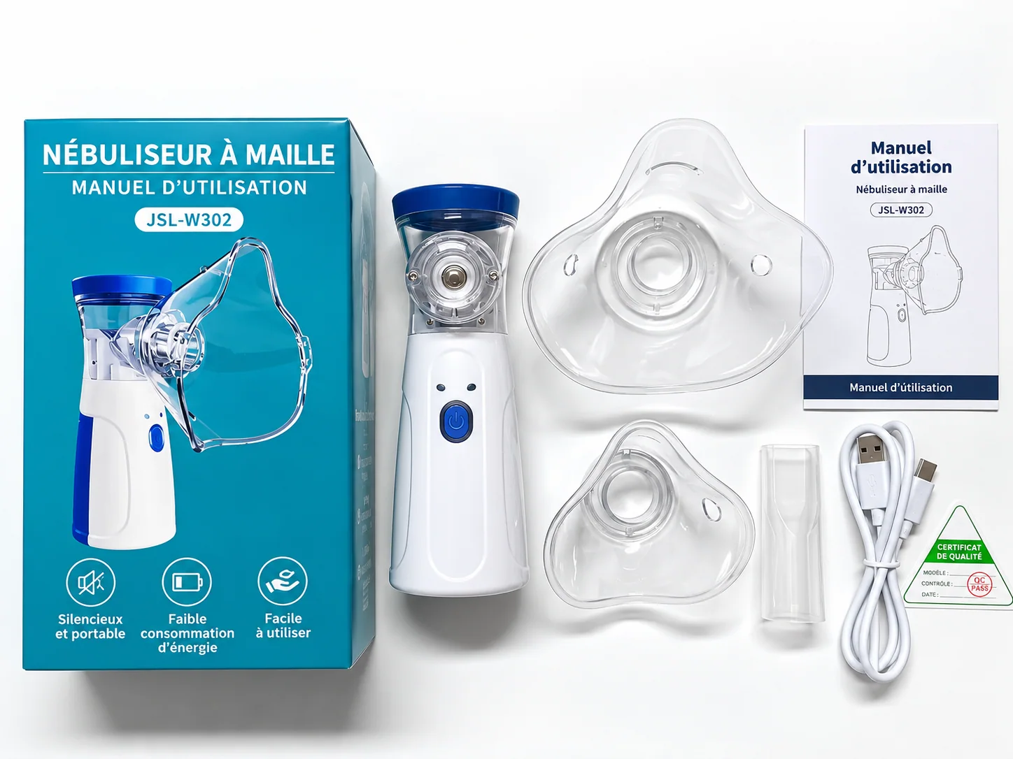 Nébuliseur à maille portable JSL-W302